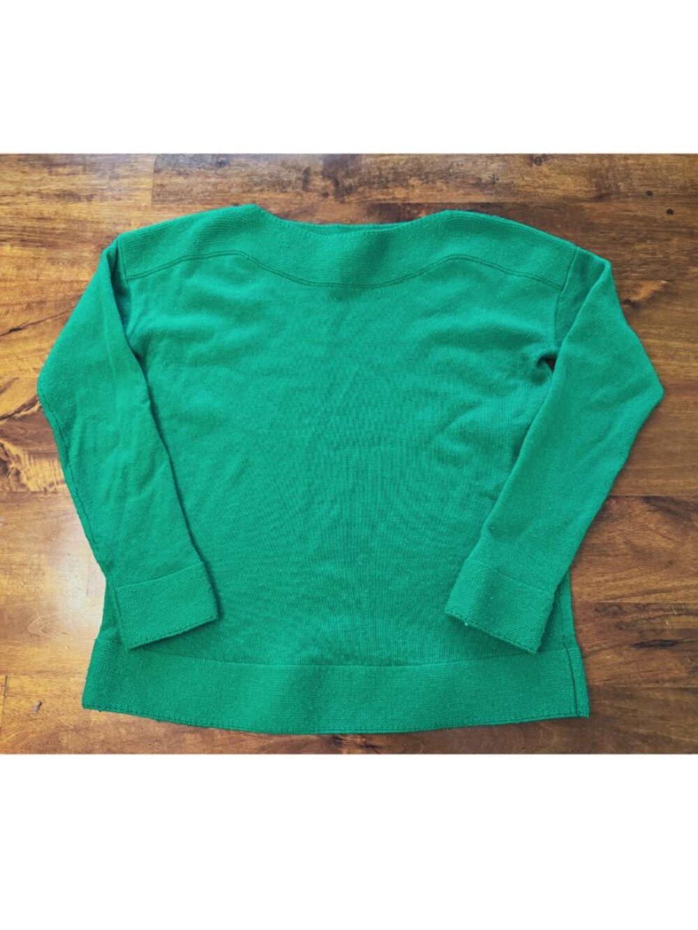 🌿 Boden Kelly Green Boatneck Knit Sweater | Size Small